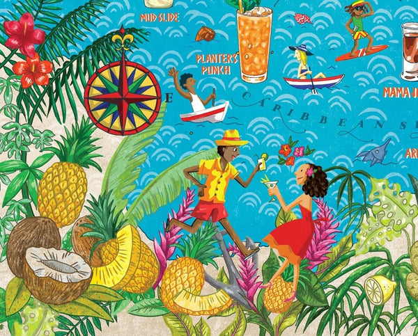 Cocktails of the Caribbean 1000 Piece Jigsaw Puzzle