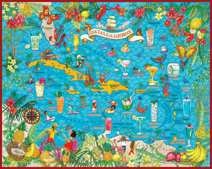 Cocktails of the Caribbean 1000 Piece Jigsaw Puzzle