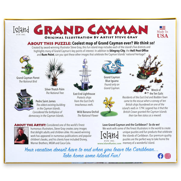 Grand Cayman Puzzle Box Bottom 